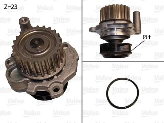 VALEO 506532 Vannpumpe