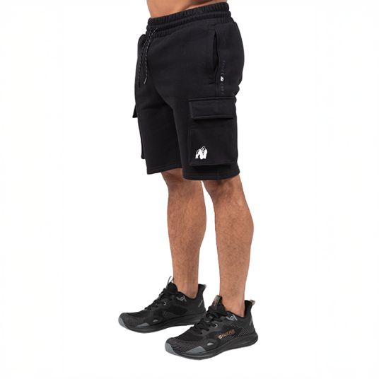 Gorilla Wear Hudson Cargo Treningsshorts Svart OS Gorilla Wear Hudson Cargo Treningsshorts Svart OS