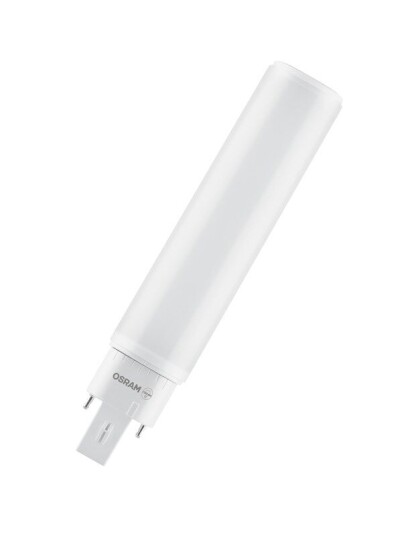 Osram LED-lyspære DULUX® D LED EM & AC MAINS 10 W/4000 K G24d-3 Osram LED-lyspære DULUX® D LED EM & AC MAINS 10 W/4000 K G24d-3