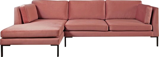 Ocean Hjørnesofa Venstre - Rosa