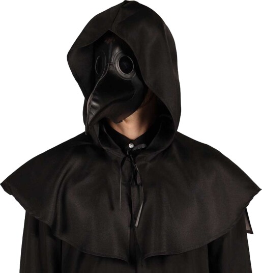 Pesten Doktor Maske med Hette - One size