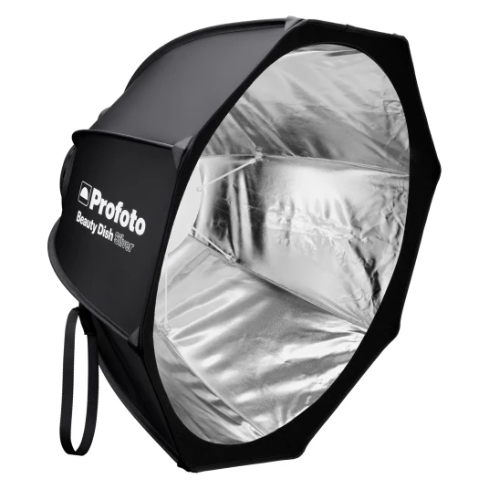 Profoto Beauty Dish Silver Sølv. 60cm Foldbar med speedring Profoto Beauty Dish Silver Sølv. 60cm Foldbar med speedring