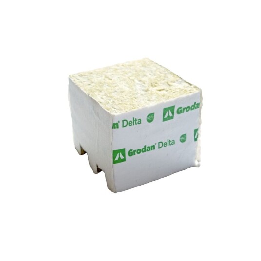 Grodan Delta NG2.0 75 x 75 x 65 mm uten hull Grodan Delta NG2.0 75 x 75 x 65 mm uten hull