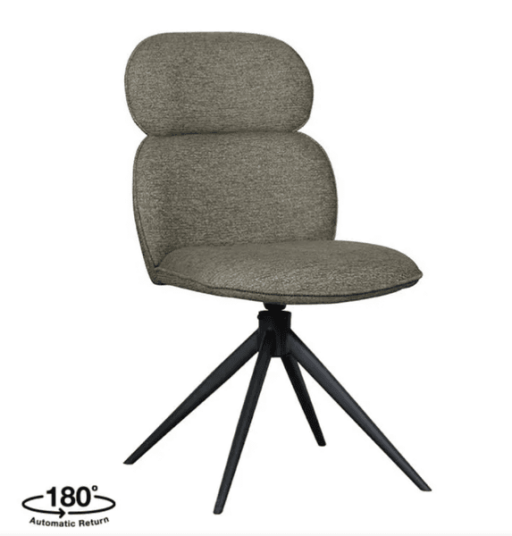 Trend Collection Vidar Spisestol uten armlener – Mushroom Bouclé