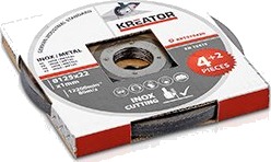 Kutteskiver rustfri 125x1,0 mm - 6 stk