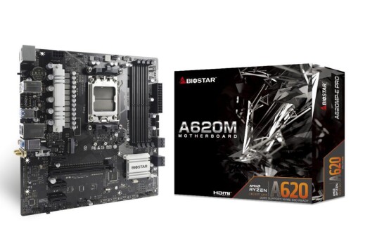 Biostar A620MP-E Pro Hovedkort Micro-ATX med DDR5 og AMD AM5 Biostar A620MP-E Pro Hovedkort Micro-ATX med DDR5 og AMD AM5