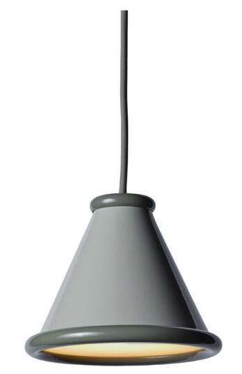 Belid Belle Pendel Ø15 Pebble Grey/Moss Grey