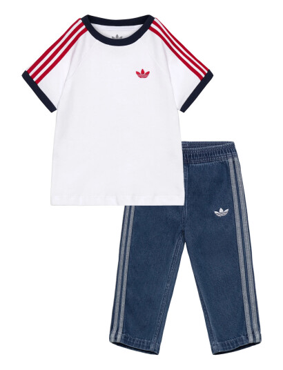 adidas Originals Denim Tee Set - Multi/patterned - 80 adidas Originals Denim Tee Set - Multi/patterned - 80