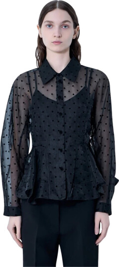 Ganni Dame Bluser & Skjorter Svart M,