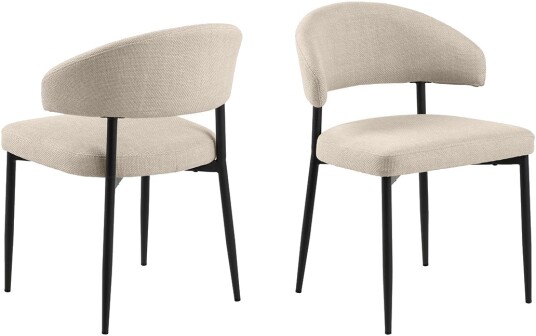 Edina spisestuestoler beige. Edina spisestuestoler beige.