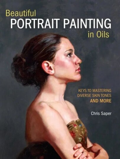 Beautiful Portrait Painting In Oils Av Chris Saper