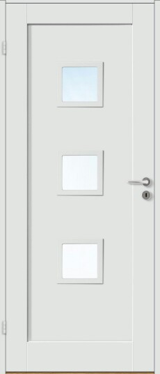 Innerdør Bygg1 Stil 1 F3 Hvit Glass Innerdør Bygg1 Stil 1 F3 Hvit Glass