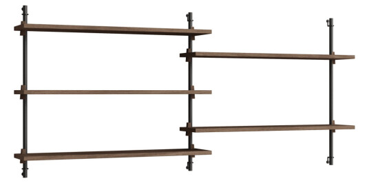 Moebe wall shelving ws.65.2.B R?kt eik-svart