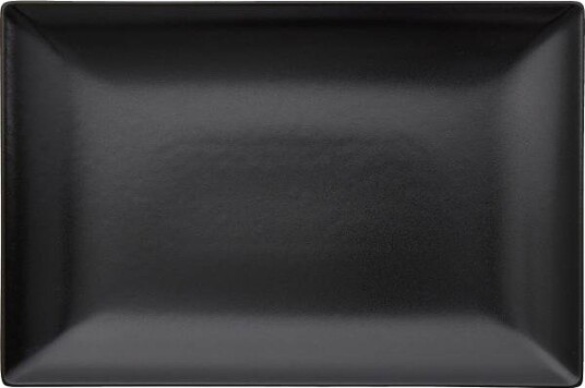 Aida - Quadro tallerken 30x20 cm svart