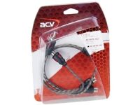 ACV 30.4970-201 Phono-kabel 0.3 m [1x Cinch-stik - 2x Cinch-bøsning]