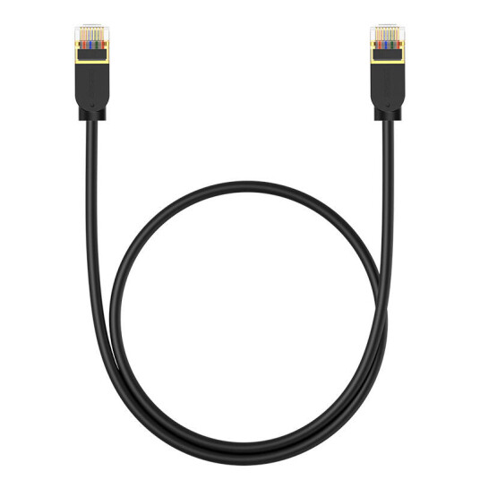 Cat 7 Gigabit Ethernet RJ45 Cable 0.5m black