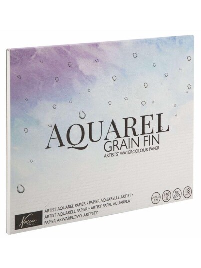 Nassau Paper pad aquarel 24 x 32 cm - 300 gsm Nassau Paper pad aquarel 24 x 32 cm - 300 gsm