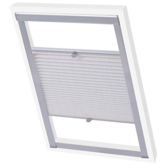 Vidaxl Plissegardiner Hvit M08/308