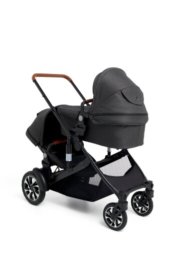 Beemoo Maxi 4 Twin Søskenvogn Black/Black