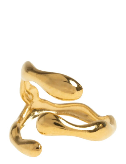 TIMI OF SWEDEN Clara Claw Ring Stainless Steel Guld One Size
