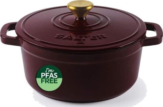 Salter Chester St??pejernsgryte 3,4L 24cm   R??d