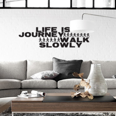 Journey wallsticker av Diana Lovring, 98x29 cm Journey wallsticker av Diana Lovring, 98x29 cm