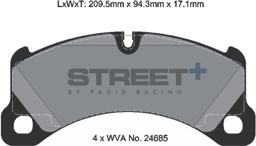 PAGID Racing T8087SP2001 Bremseklosser