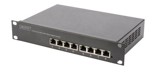 DIGITUS DN-95331 - switch - 8 ports - Managed - rack-mountable (4016032464365)