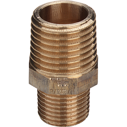 10 stk 3/4 x 3/8" Røde varer Silicon Bronse reduksjonsnippel