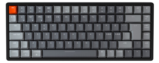 Keychron K2 V2 RGB Trådløs Aluminium Tastatur [Gateron Red]