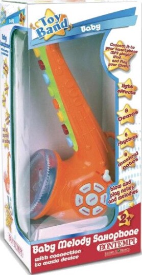 Bontempi Baby Saxofon Leketøy Oransje 5+ År