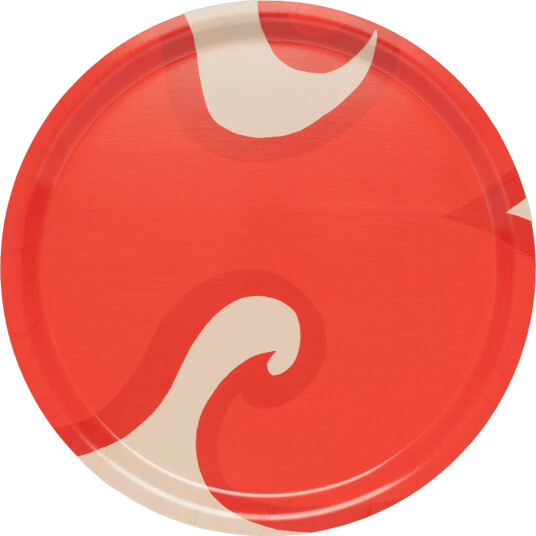 Marimekko Jokeri brett Sand orange red 31 cm Marimekko Jokeri brett Sand orange red 31 cm