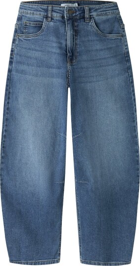 Name It Jeans - NkmBen - Barrel - Medium+ Blue Denim - Name It - 7 år (122) - Jeans Blå Brun
