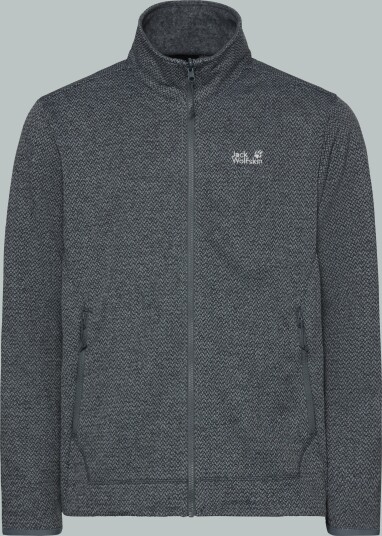 Jack Wolfskin Men"s Pinetrail Full Zip Grey Odessa M