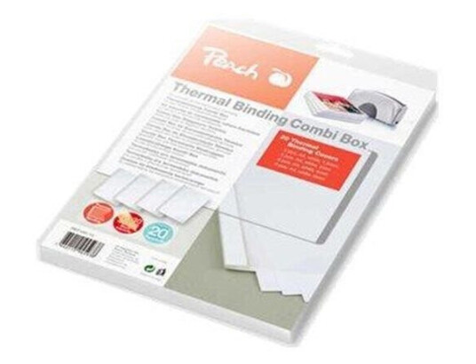 Peach Combi-Box - 20 pcs. - 200 g/m² - thermal binding cover - Thermal binding cover Peach Combi-Box - 20 pcs. - 200 g/m² - thermal binding cover - Thermal binding cover