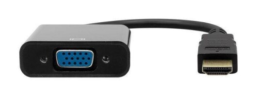GARBOT Cableadapter HDMI-VGA. M/F. Black. 15cm GARBOT Cableadapter HDMI-VGA. M/F. Black. 15cm
