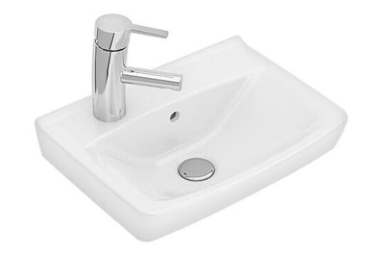 Ifö Spira 15048 Vaskeservant 41,5 cm, kranhull venstre Ifö Spira 15048 Vaskeservant 41,5 cm, kranhull venstre