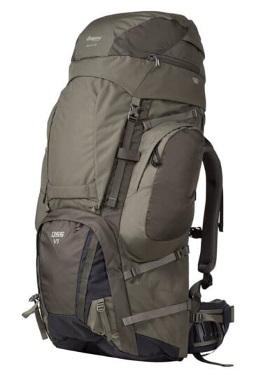Bergans Alpinist V6 Medium 110 liter tursekk - greenmud