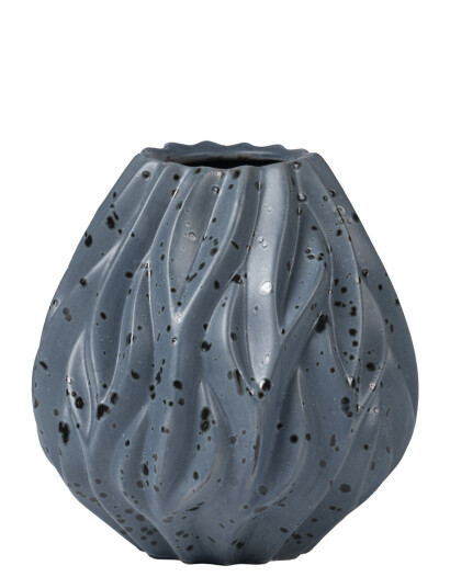 Morsø Vase Flame 19 Cm Blå Morsø Grey Morsø BLUE H19CM