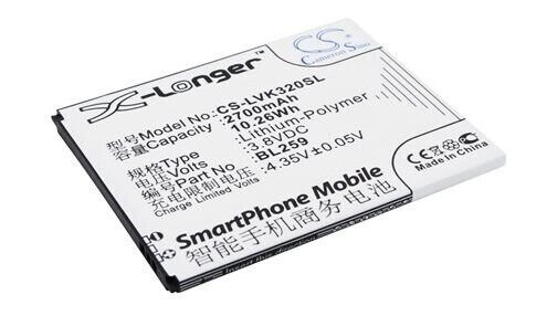 Lenovo Lemon 3 batteri (2700 mAh 3.8 V)