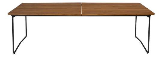 Grythyttan Stålmöbler Spisebord B31 230 Ubehandlet teak / svart understell
