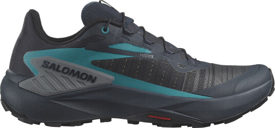 Salomon Men's Genesis Carbon/Tahitian Tide/Quiet Shade 47 1/3, Carbon / Tahitian Tide / Quiet Shade