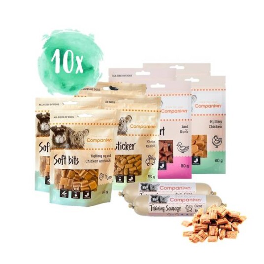 Snackspakke Til Hund 10Pk
