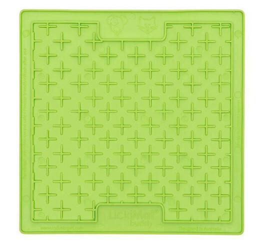 Lickimat Spisematte 20X20 cm Buddy Grønn