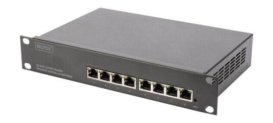 DIGITUS DN-80117 - switch - 8 ports - Managed - rack-mountable (4016032464358)