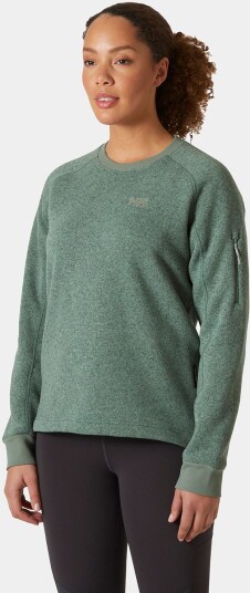 Helly Hansen Varde Crewneck Dame Grønn Brun XL Helly Hansen Varde Crewneck Dame Grønn Brun XL