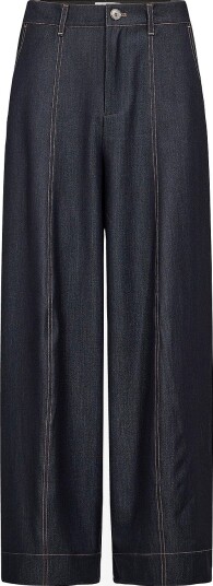 co’couture Ballongbukser Terrycc Barrel Pant Blå