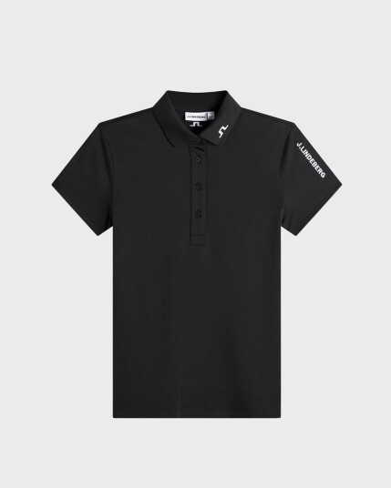 J. Lindeberg Tour Tech Polo - Black - L J. Lindeberg Tour Tech Polo - Black - L
