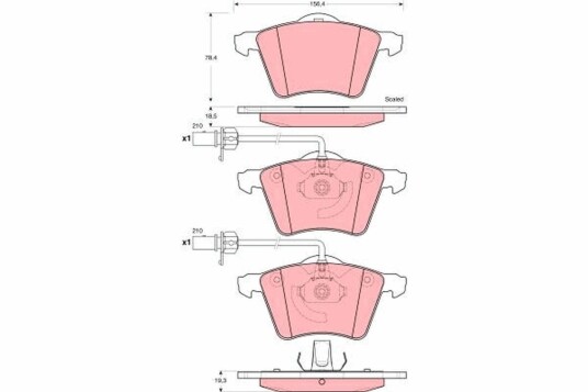 Bremseklosser TRW GDB1459