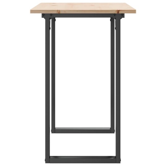 SpisebordO-ramme 100x50x75 cm heltre furu og støpejern 3282675 SpisebordO-ramme 100x50x75 cm heltre furu og støpejern 3282675
